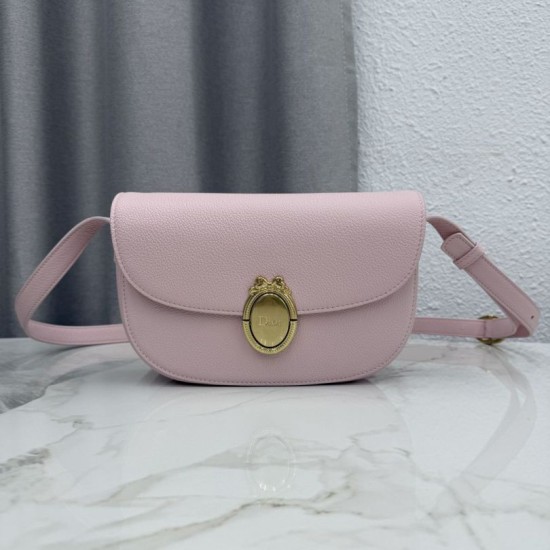 Replica di lusso Borse Imitazioni a tracolla Dior Médaillon 23cm M3920 Rosa Imitazioni Cloni Borse Imitazioni a tracolla Dior Médaillon 23cm M3920 Rosa firmate