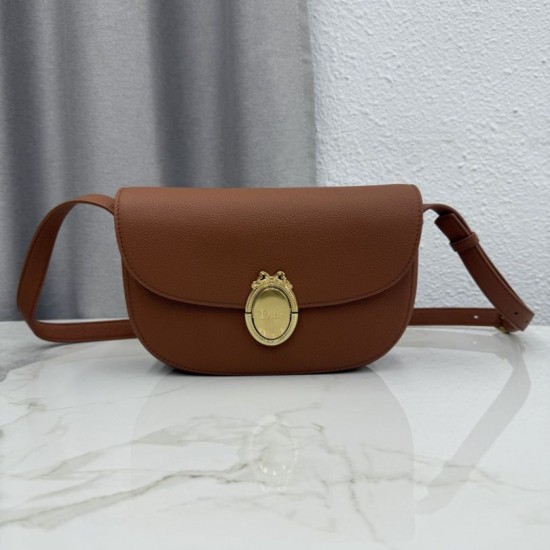 Cloni Borsa a tracolla Dior Médaillon 23cm M3920 Marrone firmate