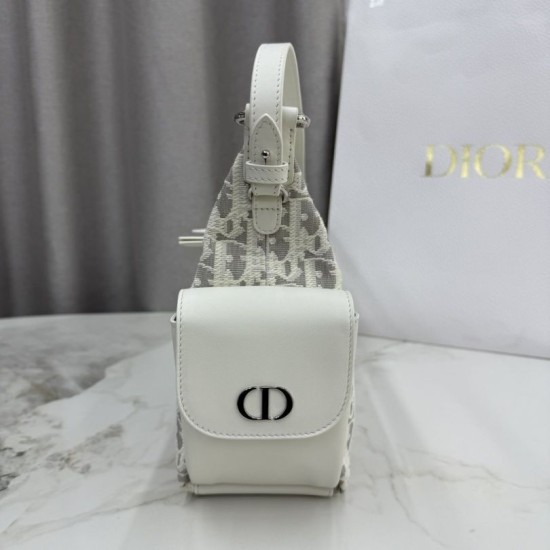 Cloni Borsa a tracolla/a spalla Dior D-Dream Dior Oblique M6323 beige firmate