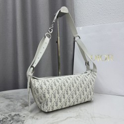 Replica di lusso Bora Pari a tracolla piccola Dior D-Journey M2416 beige/grigio Imitazioni Cloni Bora Pari replica a tracolla piccola Dior D-Journey M2416 beige/grigio firmate