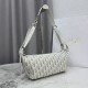 Replica di lusso Bora Pari a tracolla piccola Dior D-Journey M2416 beige/grigio Imitazioni Cloni Bora Pari replica a tracolla piccola Dior D-Journey M2416 beige/grigio firmate