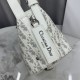 Replica di lusso Bora Pari a tracolla piccola Dior D-Journey M2416 beige/grigio Imitazioni Cloni Bora Pari replica a tracolla piccola Dior D-Journey M2416 beige/grigio firmate