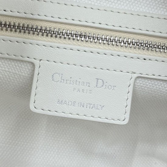 Replica di lusso Bora Pari a tracolla piccola Dior D-Journey M2416 beige/grigio Imitazioni Cloni Bora Pari replica a tracolla piccola Dior D-Journey M2416 beige/grigio firmate