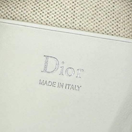 Cloni Pochette Dior Oblique Bow Chain S2504 beige/grigio firmate