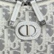 Replica di lusso Borse a tracolla Dior 30 Montaigne Miss Caro Oblique beige/grigio Imitazioni Cloni Borse Replica a tracolla Dior 30 Montaigne Miss Caro Oblique beige/grigio firmate