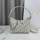 Replica di lusso Borse a tracolla Dior 30 Montaigne Miss Caro Oblique beige/grigio Imitazioni Cloni Borse Replica a tracolla Dior 30 Montaigne Miss Caro Oblique beige/grigio firmate