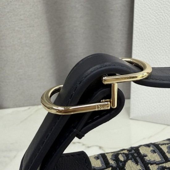 Replica di lusso Pochette Dior Nomad S2424 Oblique Blu Imitazioni Cloni Pochette Dior Nomad S2424 Oblique Blu firmate