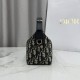 Replica di lusso Pochette Dior Nomad S2424 Oblique Blu Imitazioni Cloni Pochette Dior Nomad S2424 Oblique Blu firmate