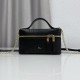 Replica di lusso Imitazioni borse griffate a mano Dior Trianon Soft Vanity Mini Chain S4613 Nera Imitazioni Cloni Imitazioni borse griffate a mano Dior Trianon Soft Vanity Mini Chain S4613 Nera firmate