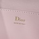 Replica di lusso Borsa a mano Dior Trianon Soft Vanity Mini Chain S4613 Rosa Imitazioni Cloni Borsa a mano Dior Trianon Soft Vanity Mini Chain S4613 Rosa firmate
