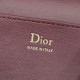 Replica di lusso Borsa a mano Dior Trianon Soft Vanity Mini Chain S4613 Borgogna Imitazioni Cloni Borsa a mano Dior Trianon Soft Vanity Mini Chain S4613 Borgogna firmate