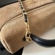 Replica di lusso Borse Imitazioni da viaggio Chanel 26P con catena AP5186 scamosciata marrone Imitazioni Cloni Borse Imitazioni da viaggio Chanel 26P con catena AP5186 scamosciata marrone firmate