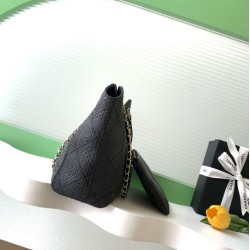 Replica di lusso Borsa shopping Chanel 2026 rafia intrecciata AS6090 albicocca Imitazioni Cloni Borsa shopping Chanel 2026 rafia intrecciata AS6090 albicocca firmate