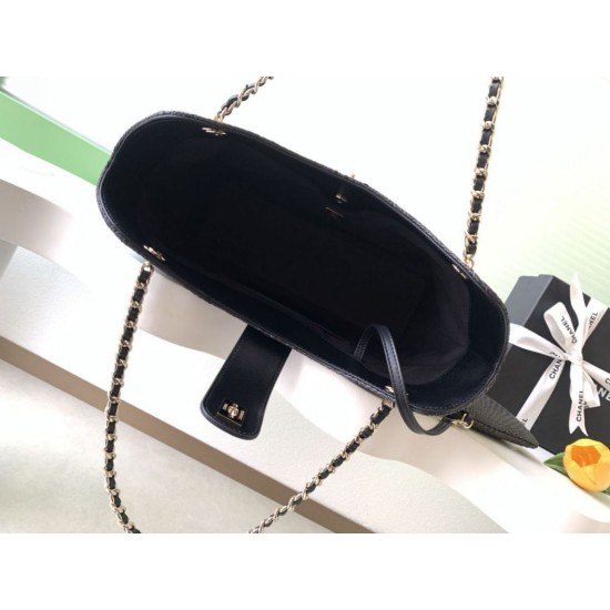 Replica di lusso Borsa shopping Chanel 2026 rafia intrecciata AS6090 albicocca Imitazioni Cloni Borsa shopping Chanel 2026 rafia intrecciata AS6090 albicocca firmate