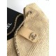 Cloni Borsa shopping Chanel 2026 rafia intrecciata AS6090 Nero firmate