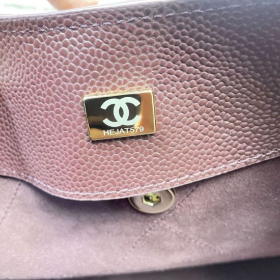 Replica di lusso Borsa shopping Chanel piccola/grande AS6095/AS6090 con pochette Borgogna Imitazioni Cloni Borsa shopping Chanel piccola/grande AS6095/AS6090 con pochette Borgogna firmate