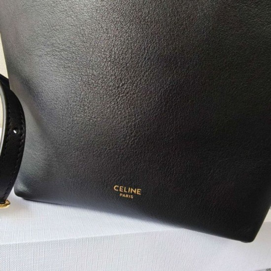 Cloni Borse Replica Alta Qualità a tracolla Celine Small Teen Hobo con portamonete Nero firmate