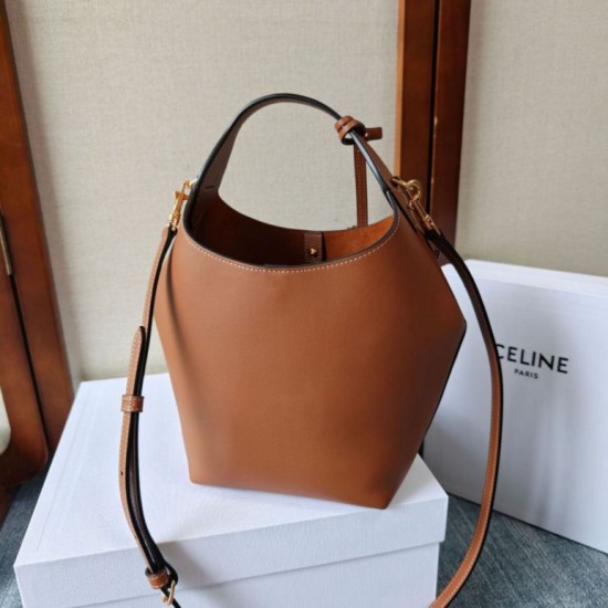Replica di lusso Borse di alta qualità Celine Small Teen Hobo con portamonete marrone Imitazioni Cloni Borse Replica di alta qualità Celine Small Teen Hobo con portamonete marrone firmate