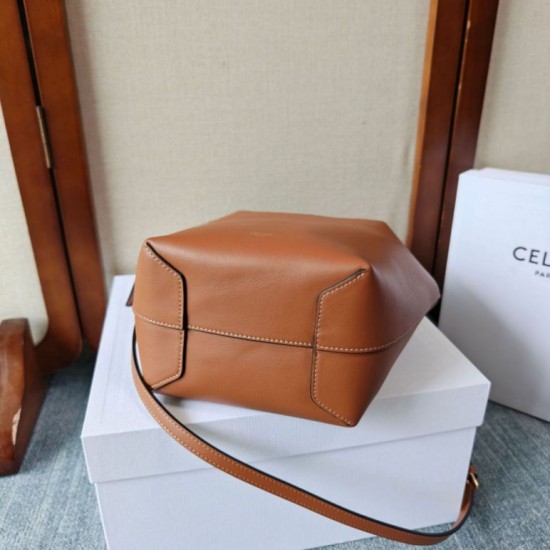 Replica di lusso Borse di alta qualità Celine Small Teen Hobo con portamonete marrone Imitazioni Cloni Borse Replica di alta qualità Celine Small Teen Hobo con portamonete marrone firmate