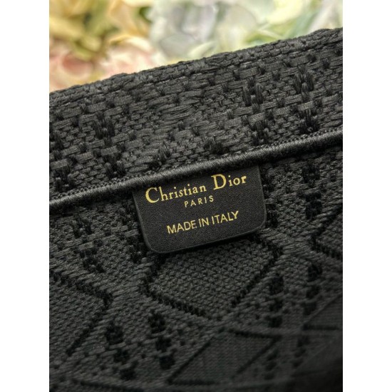 Replica di lusso Borse Alta Qualità Dior media Book Tote con tracolla api nero Imitazioni Cloni Borse Replica Alta Qualità Dior media Book Tote con tracolla api nero firmate