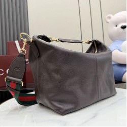 Borsa a tracolla grande Gucci Brera 866938 Caffè Borsa a tracolla grande Gucci Brera 866938 Caffè