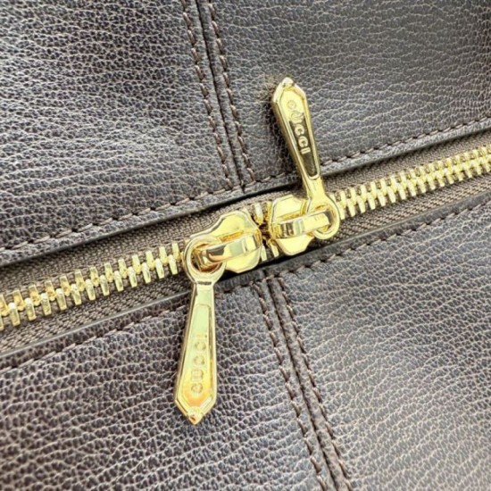Replica di lusso Borsa a tracolla grande Gucci Brera 866938 Caffè Imitazioni Cloni Borsa a tracolla grande Gucci Brera 866938 Caffè firmate
