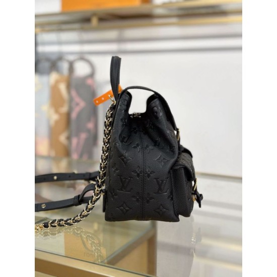 Replica di lusso Zaino Louis Vuitton modello M47072 con chip MB163c premium Nero Imitazioni Cloni Zaino Louis Vuitton modello M47072 con chip MB163c premium Nero firmate