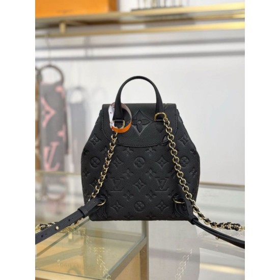 Replica di lusso Zaino Louis Vuitton modello M47072 con chip MB163c premium Nero Imitazioni Cloni Zaino Louis Vuitton modello M47072 con chip MB163c premium Nero firmate