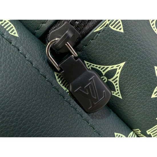 Replica di lusso Zaino Louis Vuitton Discovery PM M27230 verde scuro Imitazioni Cloni Zaino Louis Vuitton Discovery PM M27230 verde scuro firmate