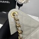Replica di lusso Borsa a secchiello Chanel AS5293 Hobo con coulisse Bianco-verde Imitazioni Cloni Borsa a secchiello Chanel AS5293 Hobo con coulisse Bianco-verde firmate