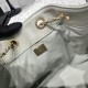 Replica di lusso Borsa a secchiello Chanel AS5293 Hobo con coulisse Bianco-verde Imitazioni Cloni Borsa a secchiello Chanel AS5293 Hobo con coulisse Bianco-verde firmate