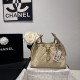 Cloni Borsa a secchiello Chanel Hobo con coulisse AS5293 Beige firmate