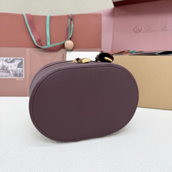Replica di lusso Borse Imitazioni Loro Piana Extra Vanity Case Borgogna Imitazioni Cloni Borse Imitazioni Loro Piana Extra Vanity Case Borgogna firmate