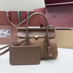Borsa tote Loro Piana Loom L25/L32 marrone Borsa tote Loro Piana Loom L25/L32 marrone