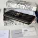 Replica di lusso Portafoglio con cerniera Dior Lady Dior Voyageur nero Imitazioni Cloni Portafoglio con cerniera Dior Lady Dior Voyageur nero firmate