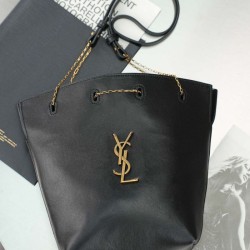 Replica perfette Borsa a secchiello YSL Saint Laurent Pochon nero
