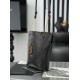 Replica Borsa a secchiello YSL Saint Laurent Pochon nero Imitazioni Replica perfette Borsa a secchiello YSL Saint Laurent Pochon nero