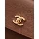 Replica perfette Borsa tote Chanel AS6289 Jennie marrone