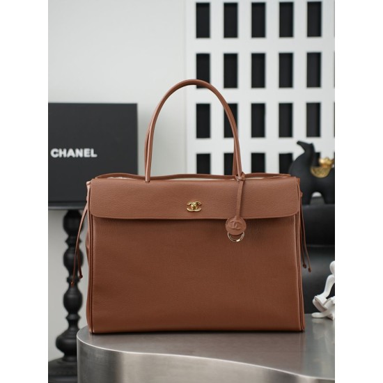 Replica perfette Borsa tote Chanel AS6289 Jennie marrone