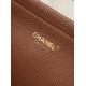 Replica perfette Borsa tote Chanel AS6289 Jennie marrone
