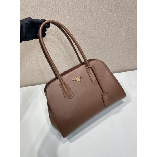 Replica Borsa tote Prada Palisander 1BG606 Marrone Imitazioni Replica perfette Borsa tote Prada Palisander 1BG606 Marrone