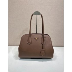 Borsa tote Prada Palisander 1BG606 Marrone