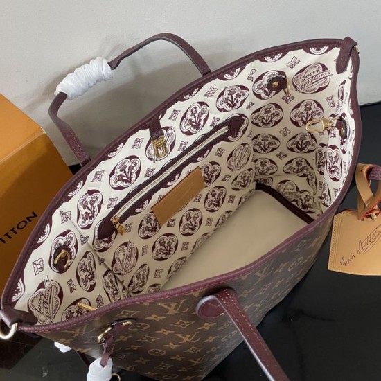 Replica Bora Pari Louis Vuitton M28377 Neverfull Inside Out MM Imitazioni Replica perfette Bora Pari Louis Vuitton M28377 Neverfull Inside Out MM