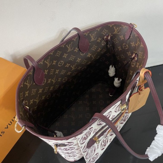 Replica Bora Pari Louis Vuitton M28377 Neverfull Inside Out MM Imitazioni Replica perfette Bora Pari Louis Vuitton M28377 Neverfull Inside Out MM