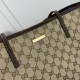 Replica Borsa tote Gucci 874745 GG in tela marrone Imitazioni Replica perfette Borsa tote Gucci 874745 GG in tela marrone