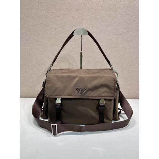 Replica Perfetta a tracolla Prada Explore Re-Nylon 2VD082 Marrone Imitazioni Replica perfette Perfetta a tracolla Prada Explore Re-Nylon 2VD082 Marrone