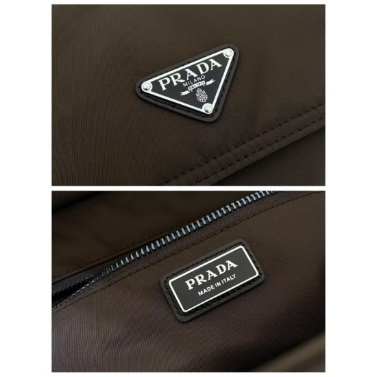 Replica Perfetta a tracolla Prada Explore Re-Nylon 2VD082 Marrone Imitazioni Replica perfette Perfetta a tracolla Prada Explore Re-Nylon 2VD082 Marrone