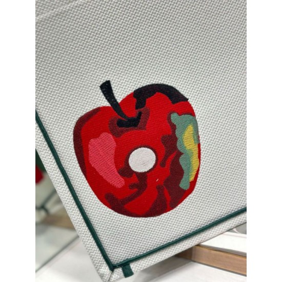 Replica Borsa shopping Dior Book Tote con design a bruco e tracolla Imitazioni Replica perfette Borsa shopping Dior Book Tote con design a bruco e tracolla