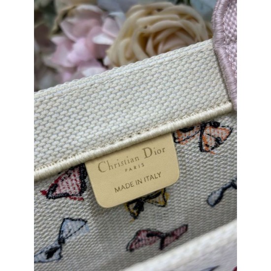 Replica Borsa shopping Dior Book Tote con fiocco e tracolla Imitazioni Replica perfette Borsa shopping Dior Book Tote con fiocco e tracolla