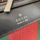 Replica Borsa da lavoro media Gucci A0007X Mega Web Trademark nera Imitazioni Replica perfette Borsa da lavoro media Gucci A0007X Mega Web Trademark nera
